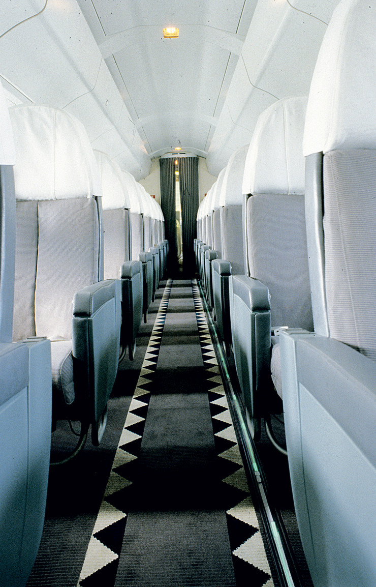 Avion Concorde intérieur, 1993